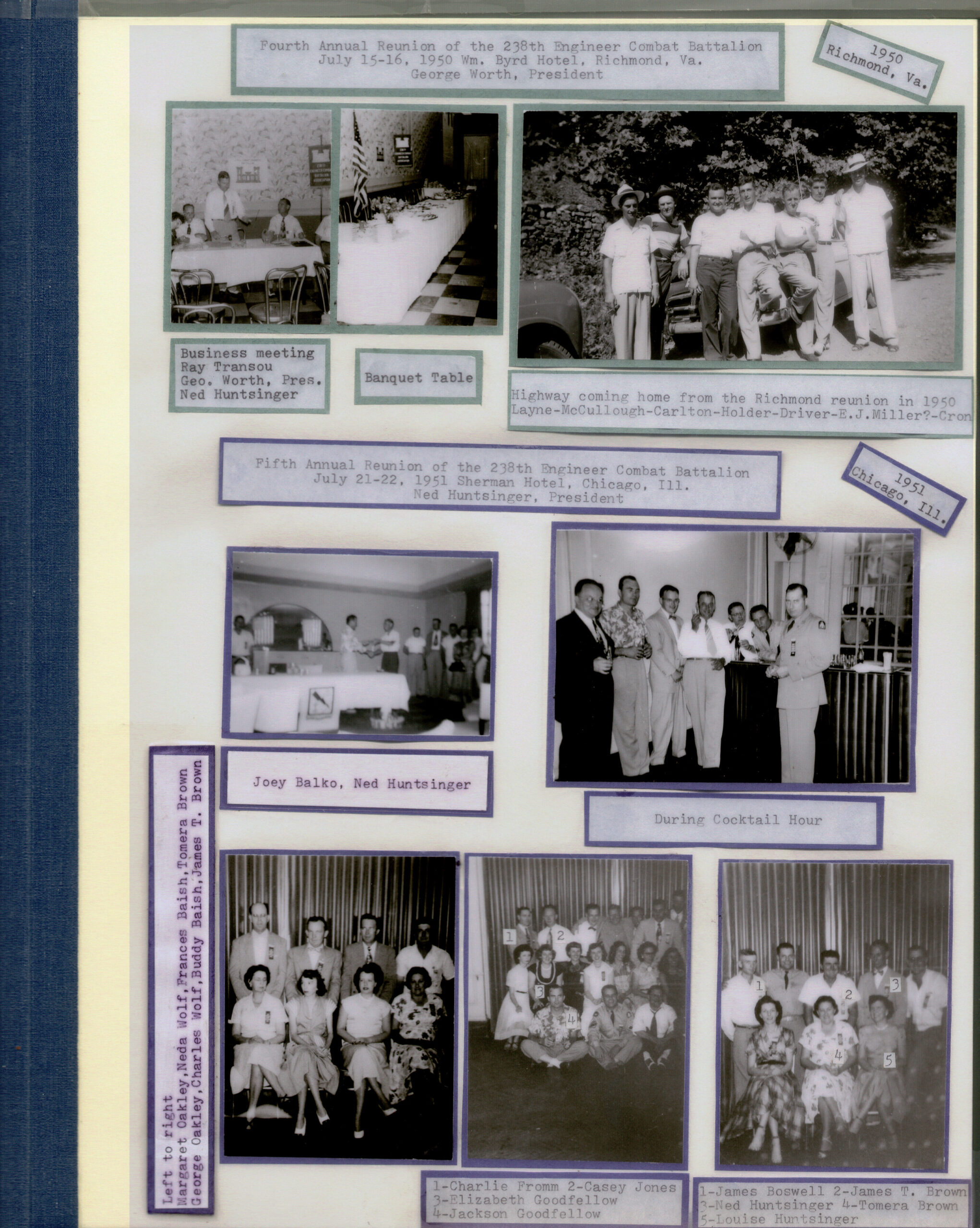 04 1950 Richmond, VA & 05 1951 Chicago, IL